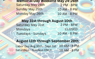 UPDATED 2025 Pool Schedule