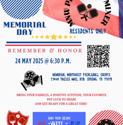 Memorial Day Pickleball Mixer