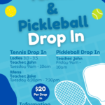 Tennis & Pickleball Drop-In is Here!