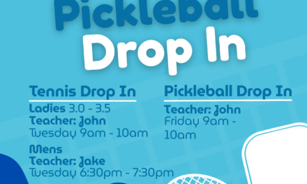 Tennis & Pickleball Drop-In is Here!