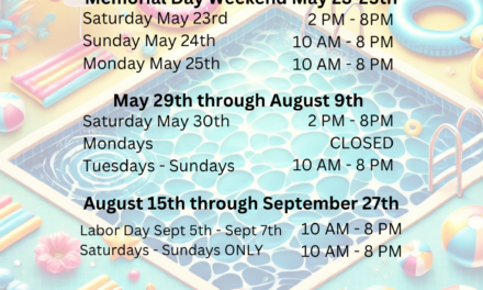 2026 Community Pool Hours