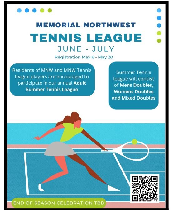 MNW Summer Tennis League Registration Open